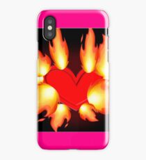 Flaming Heart iPhone Case