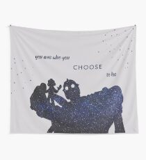 you are who you choose to be - the iron giant Wall Tapestry