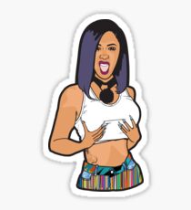 Pegatina Cardi B Boobs