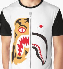 Bape Tiger x shark Graphic T-Shirt