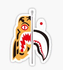 Bape Tiger x shark Sticker