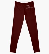 Big Lebowski | Dudeism Philosophy Dictionary Definition Short-Sleeve Tee Leggings