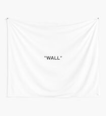Off White Inspired Quotation Mark Design Wall Tapestry