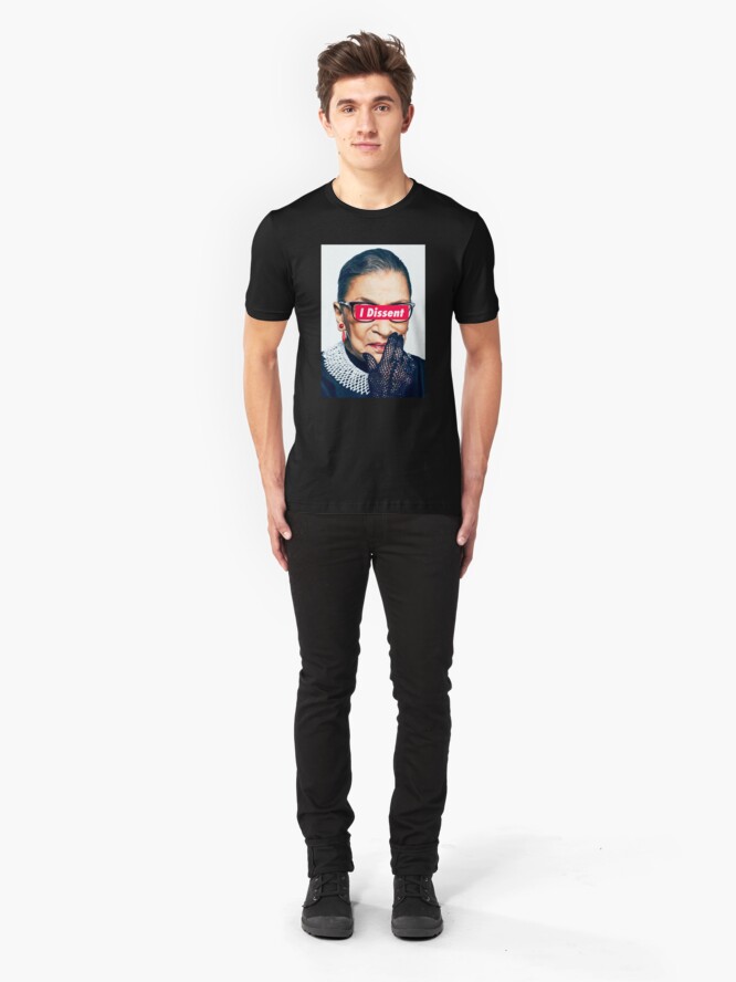 Alternate view of Notorious RBG - I Dissent Slim Fit T-Shirt