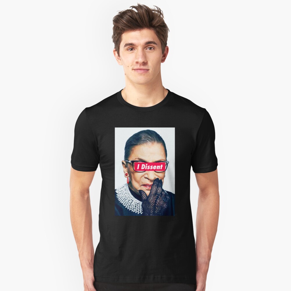 Notorious RBG - I Dissent Slim Fit T-Shirt