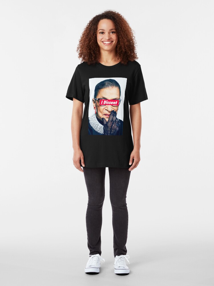 Alternate view of Notorious RBG - I Dissent Slim Fit T-Shirt