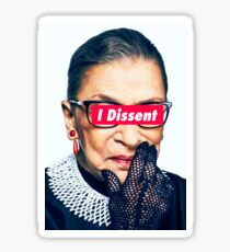 RBG notoire - I Dissent Sticker