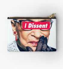Notorious RBG - I Dissent Zipper Pouch