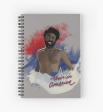 this is america // gambino Spiral Notebook