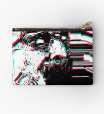 scream glitch art Zipper Pouch