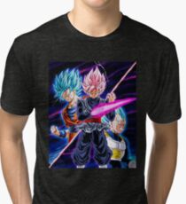 Goku Black VS Saiyans Tri-blend T-Shirt