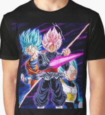 Goku Black VS Saiyans Graphic T-Shirt