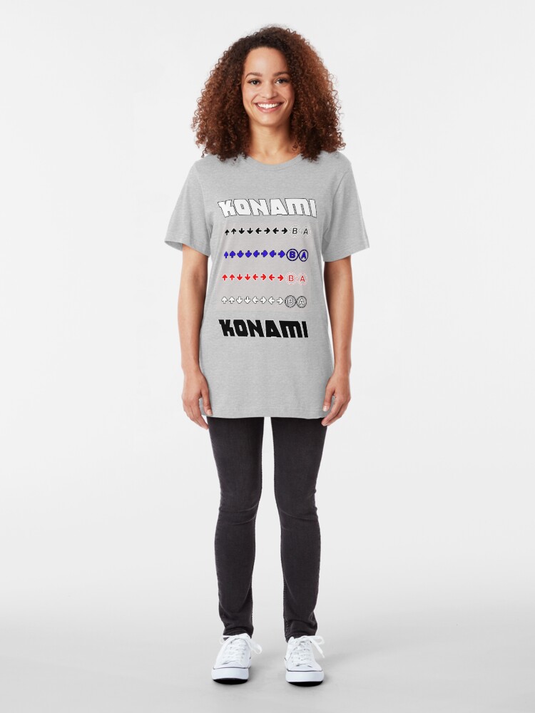 Alternate view of Konami Code Slim Fit T-Shirt