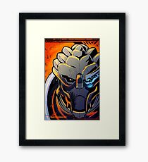 Garrus Inferno Framed Print