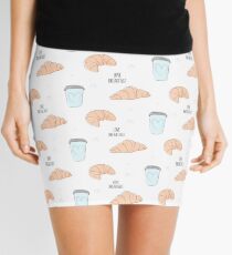 Breakfast love Mini Skirt