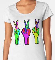 the colour of peace Women's Premium T-Shirt