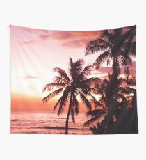 Island Sunset Wall Tapestry