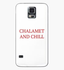 Chalamet und Chill - Timothee Chalamet Hülle & Klebefolie für Samsung Galaxy