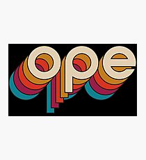 Disco Ope Photographic Print