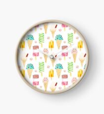 ICE CREAMS Clock