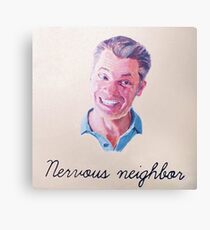Nervous Neighbor Canvas Print