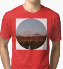 Mt Ruapehu Tri-blend T-Shirt