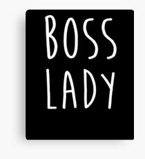 Süße Boss Lady T-Shirts Frau Boss Lady Shirt Leinwanddruck