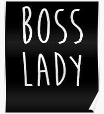 Süße Boss Lady T-Shirts Frau Boss Lady Shirt Poster