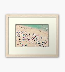 beach love Framed Print