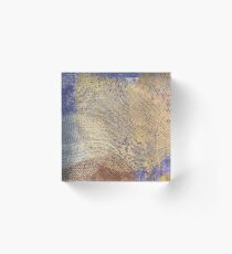 Fallen leaves Acrylic Block