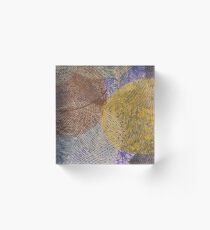 Fallen leaves Acrylic Block