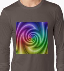 Abstract colorful turbulence Long Sleeve T-Shirt