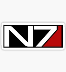 Black N7 Logo Sticker