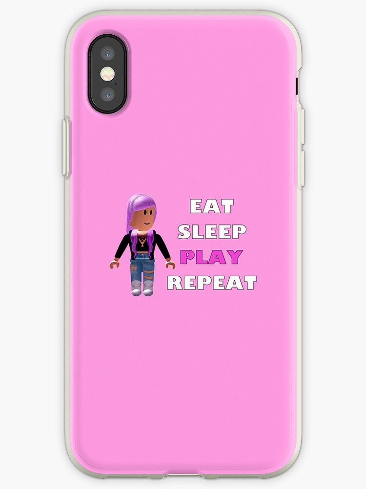 Roblox Eat Sleep Play Repeat Iphone Case By Hypetype - 