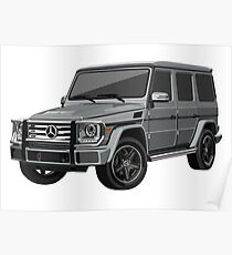 Mercedes G Wagon Poster