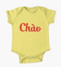 Chào / Hello ~ Vietnam / Vietnamese / Tiếng Việt Language Script One Piece - Short Sleeve
