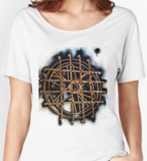 exhaust stencil Women's Relaxed Fit T-Shirt