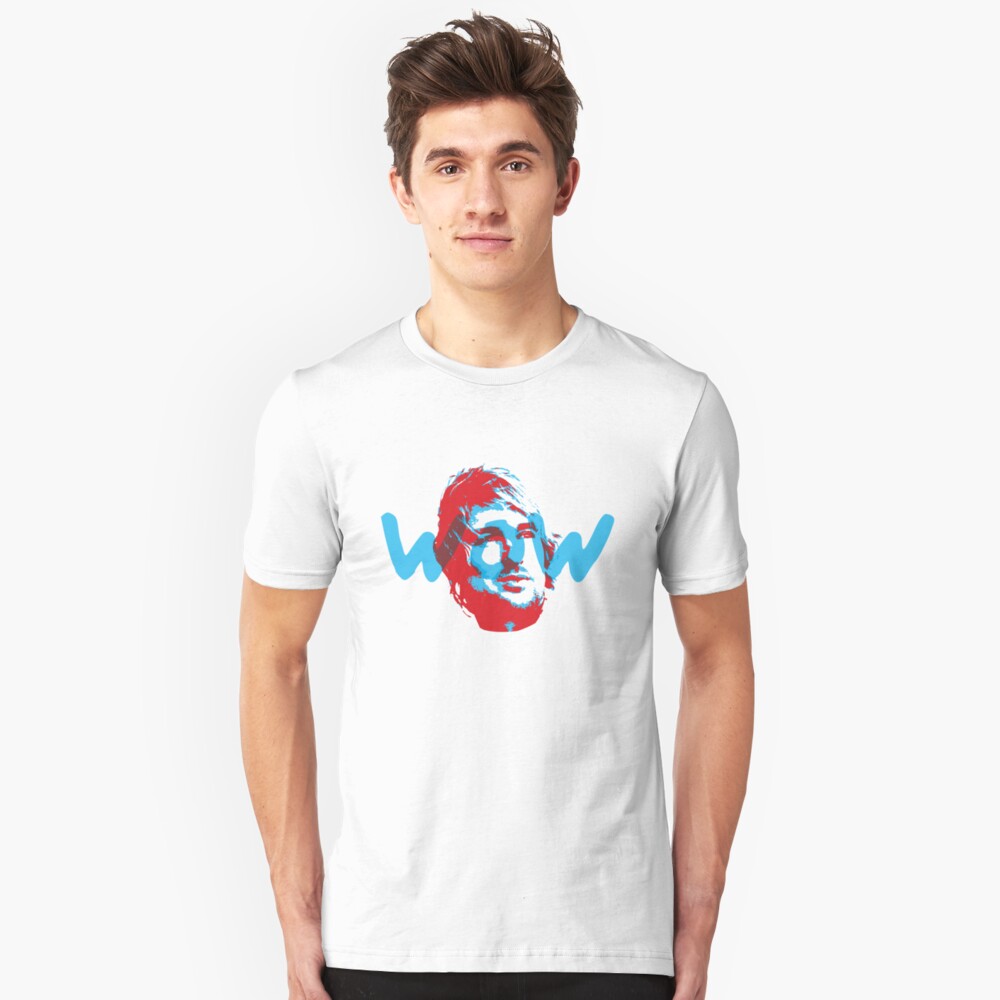 Owen Wilson Says Wow - Red Slim Fit T-Shirt