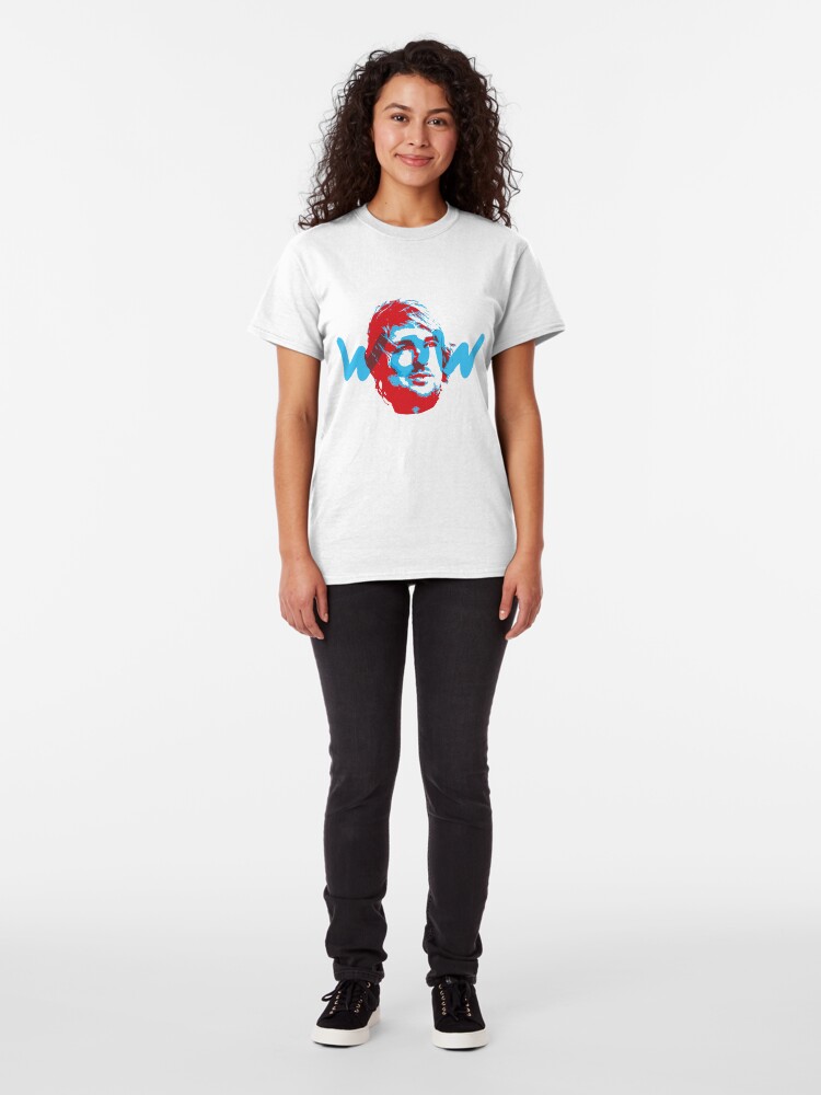 Alternate view of Owen Wilson Says Wow - Red Classic T-Shirt