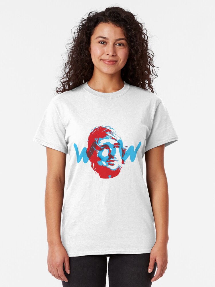 Alternate view of Owen Wilson Says Wow - Red Classic T-Shirt