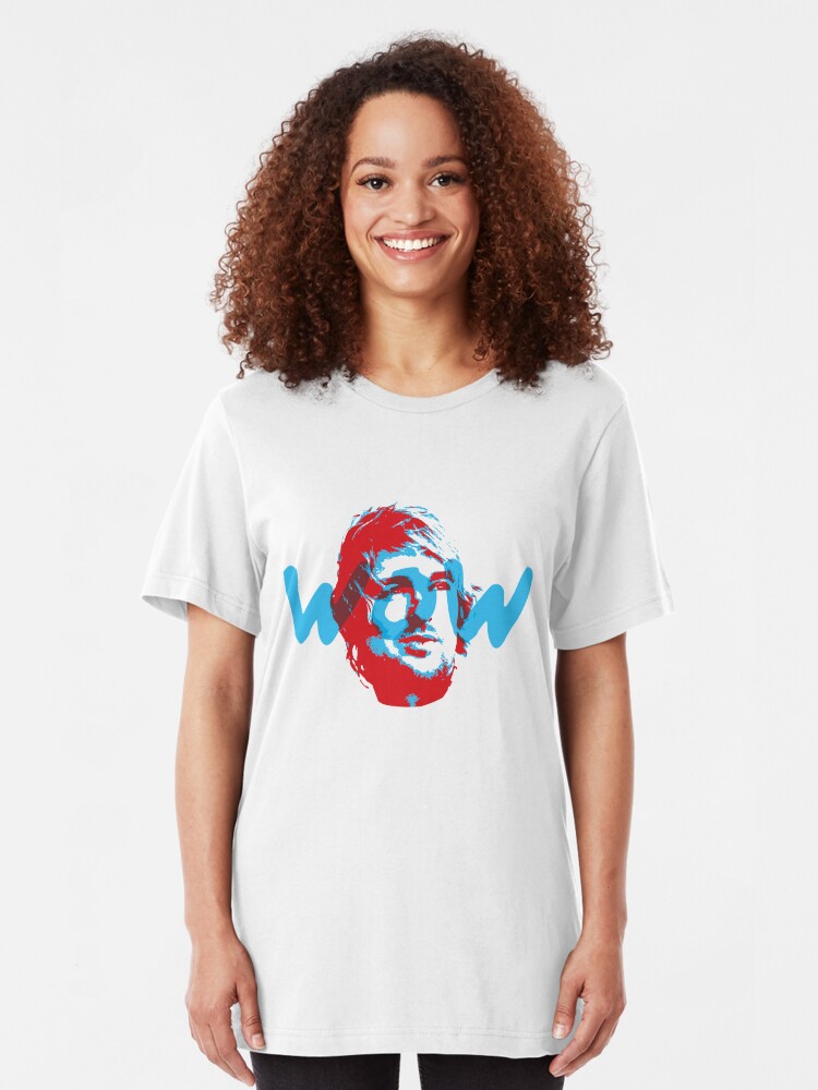 Alternate view of Owen Wilson Says Wow - Red Slim Fit T-Shirt