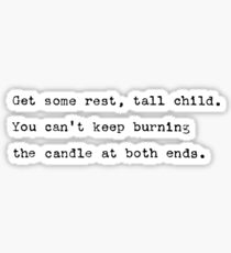 Get some rest Sticker