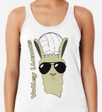 Camiseta con espalda nadadora Volley Llama Text