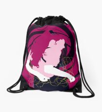 dancing girl Drawstring Bag