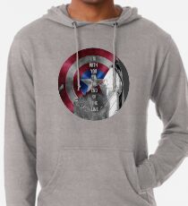 mit dir bis zum Ende der Linie Leichter Hoodie