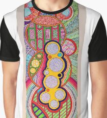 Zentangle Graphism Vertical Graphic T-Shirt