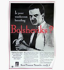 Züchtet Ihr Waschraum Bolschewiki? Poster