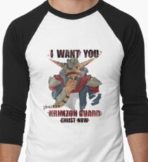 Join the Krimzon Gaurd Men's Baseball ¾ T-Shirt