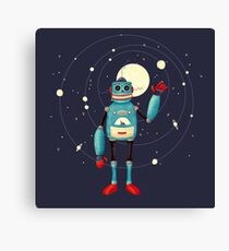 Friendly Robot Canvas Print