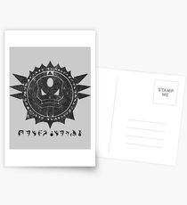 The Barron's order (black) Postcards